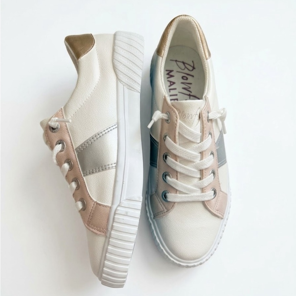 Blowfish Malibu Wave-B Colorblock Low Top Sneakers - Like New - Size 8.5